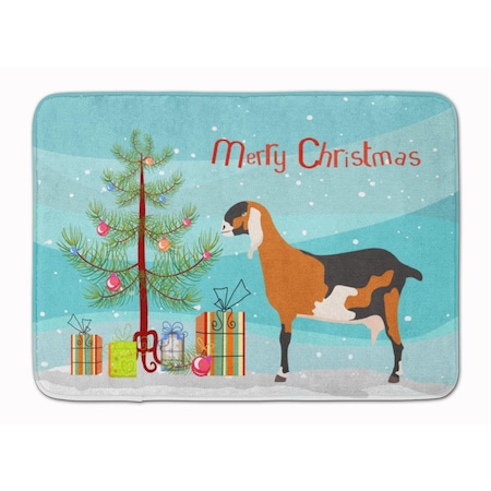 Carolines Treasures Anglo Nubian Goat Christmas Machine Washable Memory Foam Mat BB9250RUG